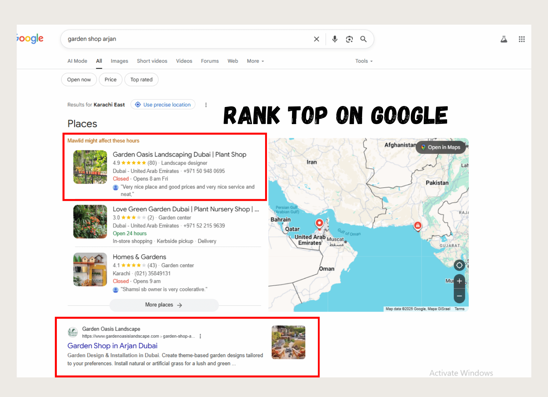 local-seo professional website optimization projects